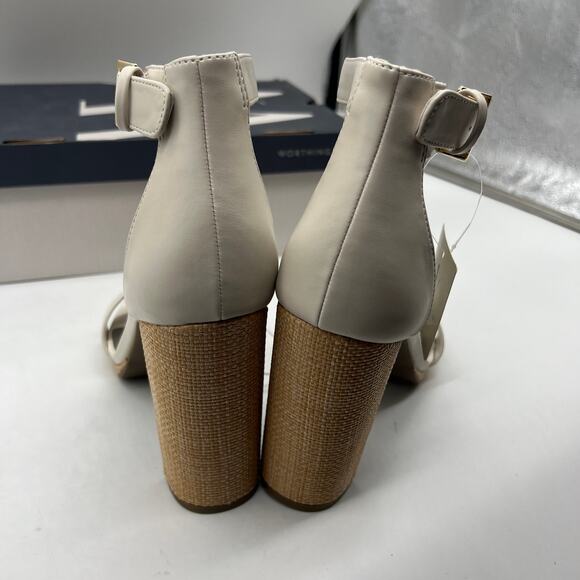 Worthington Womens Lynch Heeled Sandals Ivory Size 10M - Picture 8 of 16